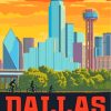 Dallas City Poster diamond painting