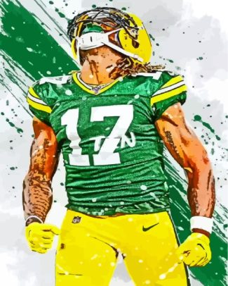 Davante Adams packers diamond paintings