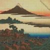 Dawn at Isawa in Kai Province by Hokusai diamond paintings