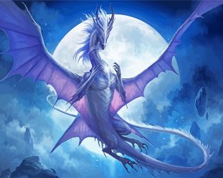 Dragon Moonlight diamond painting