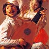 Duet Hendrick ter Brugghen diamond paintiing