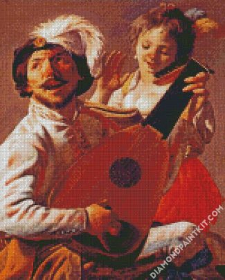 Duet Hendrick ter Brugghen diamond paintiings