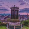 Dugald Stewart Monument Edinburgh diamond paintings