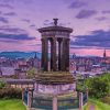 Dugald Stewart Monument Edinburgh diamond painting