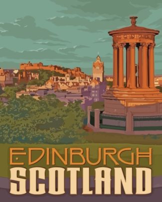 Edinburgh Scotland diamond painting