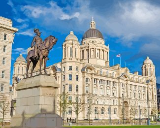 Edward King Statue Liverpool diamond painting