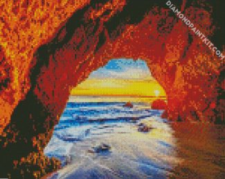 El Matador Beach malibu diamond paintings