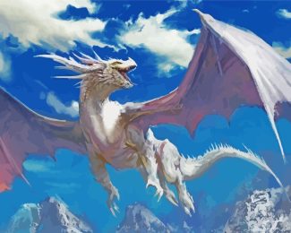 Fantasy Dragon Flying diamond painting