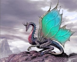 Fantasy Dragon diamond painting