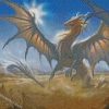 Fantasy White Dragon diamond paintings