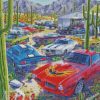 Firebird Classic Cars diamond paintings