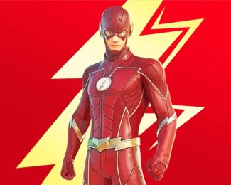 Flash Superhero diamond painting