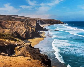 Fuerteventura seascape diamond painting