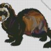 Ferret illustration diamond paintings