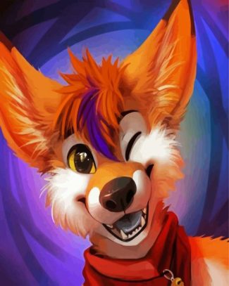 Furry diamond painting