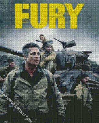 Fury Movie diamond paintings