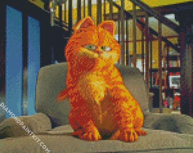 GARFIELD cat diamond paintings