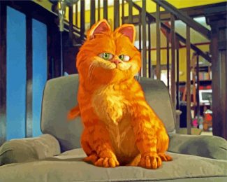 GARFIELD cat diamond painting