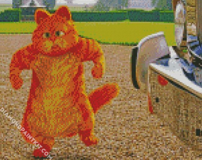 GARFIELD strong cat diamond paintings