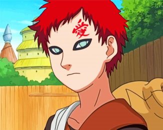 Gaara anime diamond painting