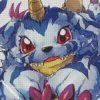 Gabumon from digimon diamond paintings