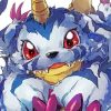 Gabumon from digimon diamond painting