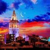 Galata Tower At Sunset diamond painting