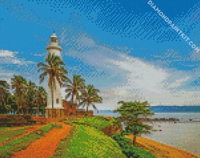 Galle Fort Lighthouse diamond paintings