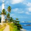 Galle Fort Lighthouse diamond painting