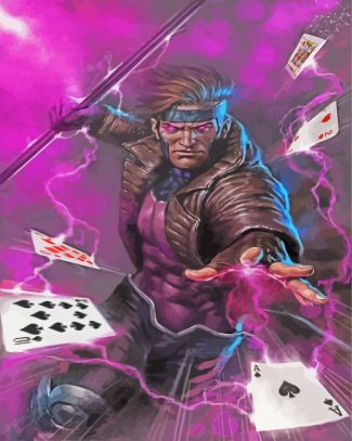 Gambit man diamond painting