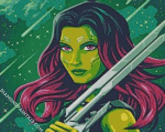 Gamora art diamond paintings