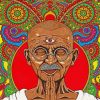 Gandhi mandala diamond painting