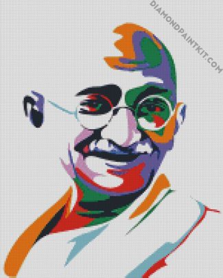 Gandhi pop art diamond paintings