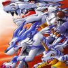 Garurumon anime diamond painting