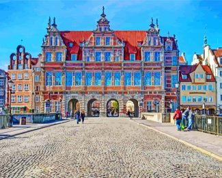 Gdansk Golden Gate diamond painting