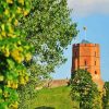 Gediminas Castle Tower Lietuva diamond painting