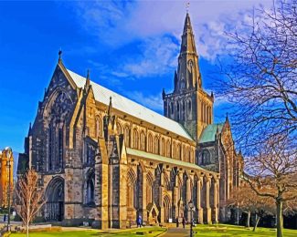 Glasgow Cathedral diamond painting