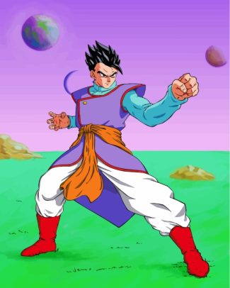 Gohan Dragon Ball Z diamond painting