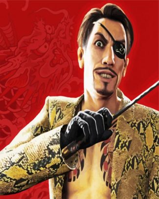 Goro Majima diamond painting