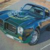 Green Firebird Car diamond paintings