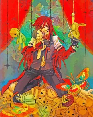 Grell Sutcliff black butler anime diamond paintings