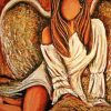 Guardian angel lady diamond paintings