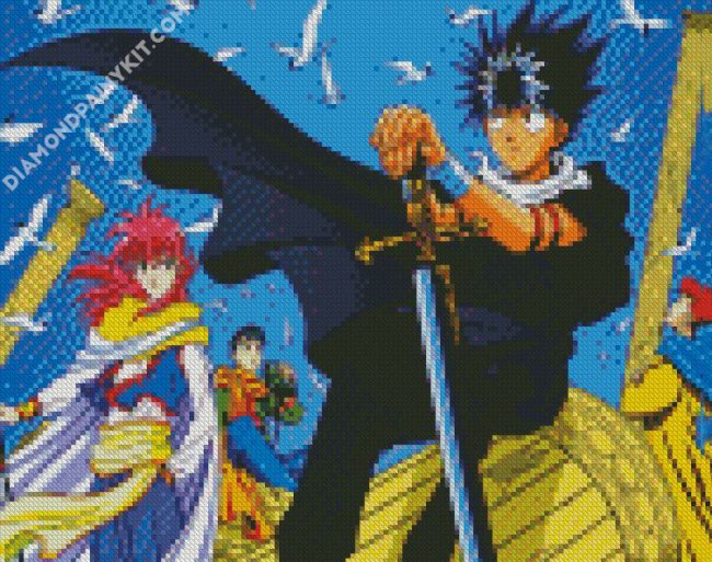 Hakusho manga anime diamond paintings