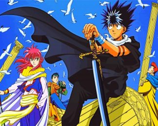 Hakusho manga anime diamond painting