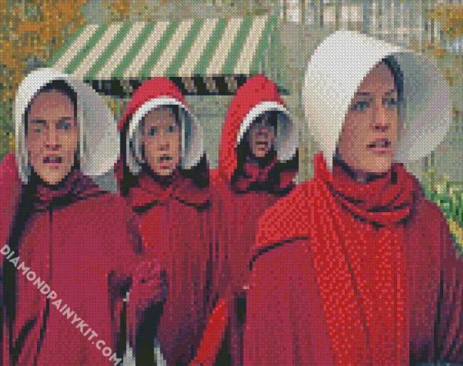 Handmaids characters diamond paintings