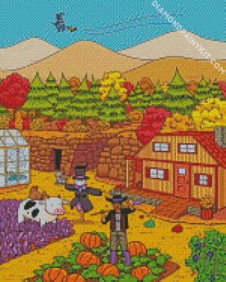 Harvest man diamond paintings