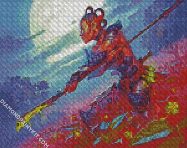 Harvester warrior diamond paintings