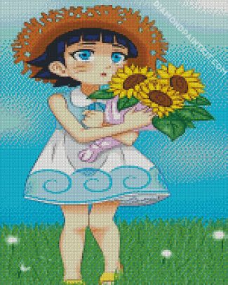 Himawari Uzumaki diamond paintings