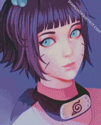 Himawari Uzumaki from naruto anime diamond paintings