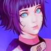 Himawari Uzumaki from naruto anime diamond painting